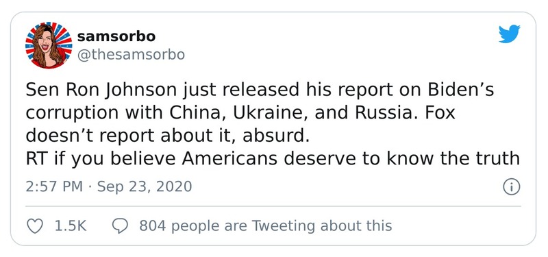 Post preview from Donald Trump