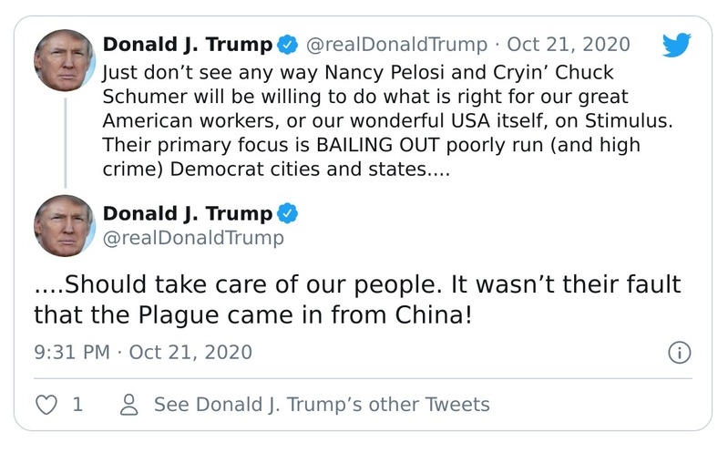 Post preview from Donald Trump