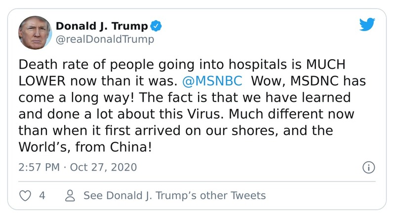 Post preview from Donald Trump