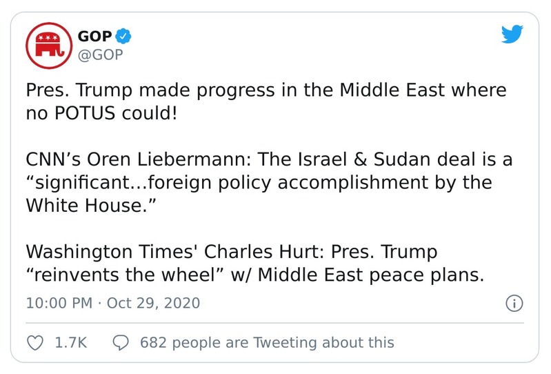 Post preview from Donald Trump