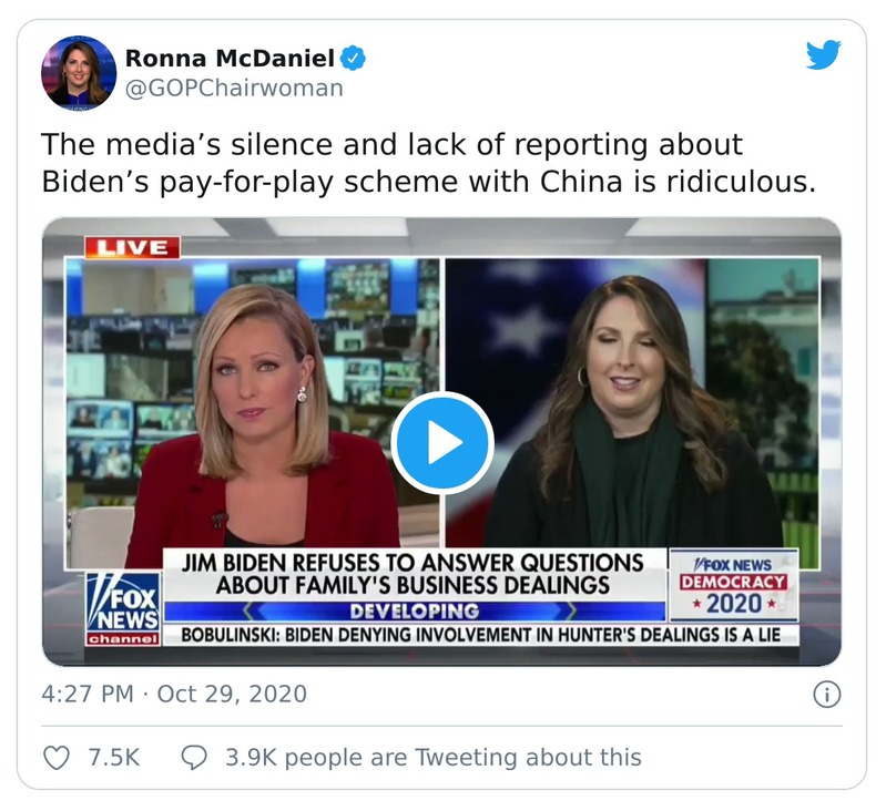 Post preview from Donald Trump