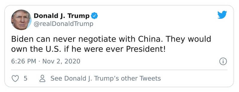 Post preview from Donald Trump