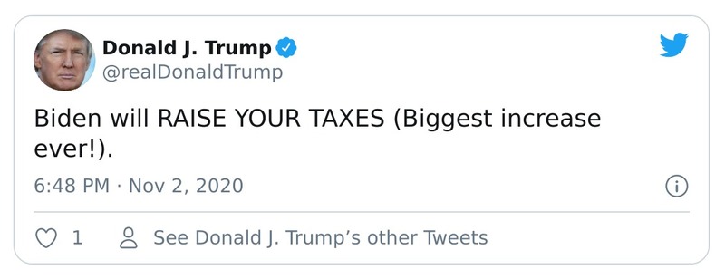 Post preview from Donald Trump