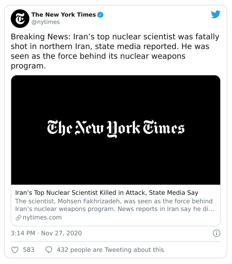 Post preview from Donald Trump