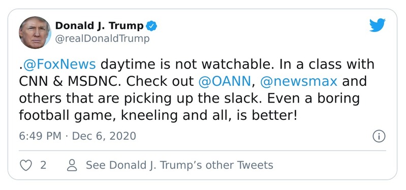 Post preview from Donald Trump