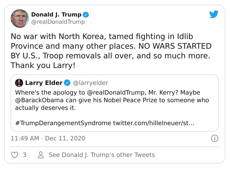 Post preview from Donald Trump