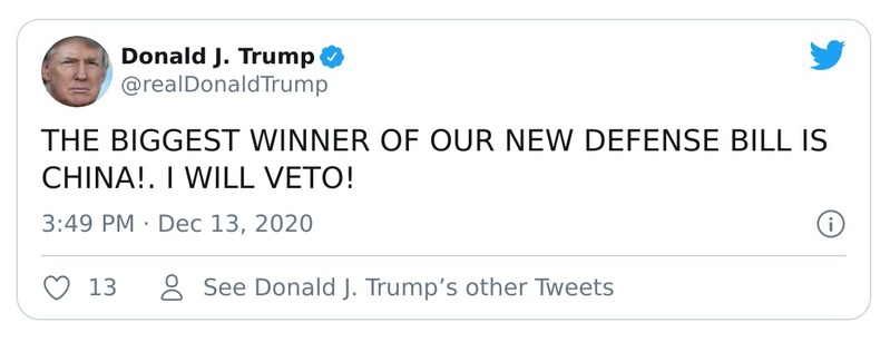 Post preview from Donald Trump