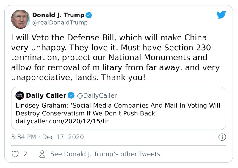 Post preview from Donald Trump