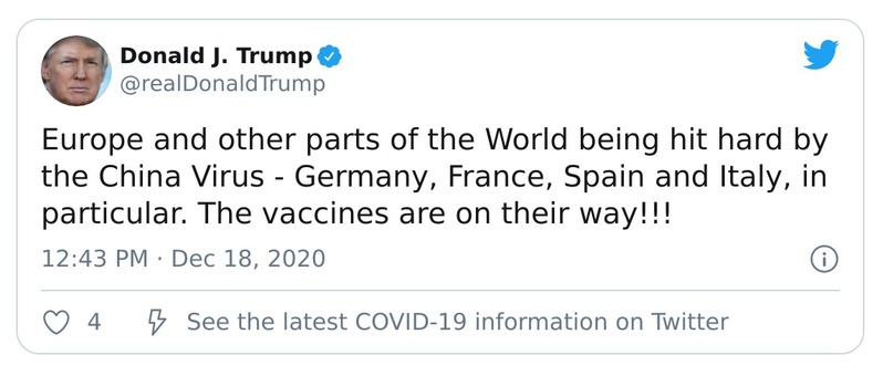 Post preview from Donald Trump