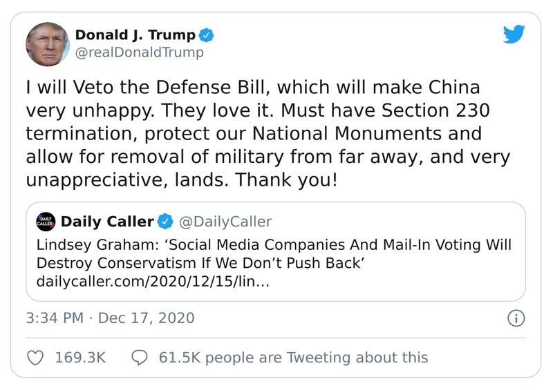 Post preview from Donald Trump