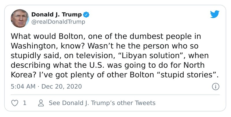 Post preview from Donald Trump