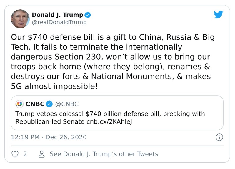 Post preview from Donald Trump