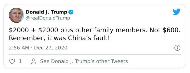 Post preview from Donald Trump