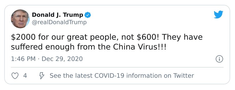 Post preview from Donald Trump