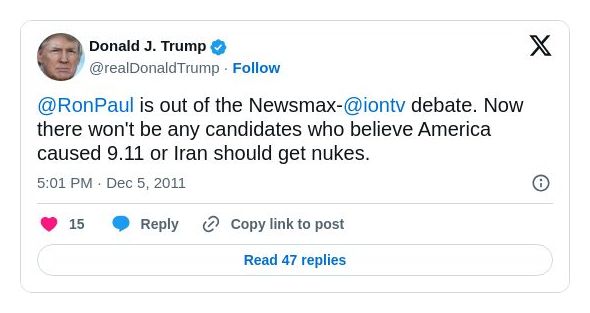 Post preview from Donald Trump