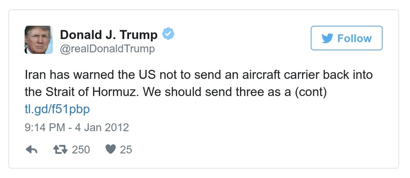 Post preview from Donald Trump