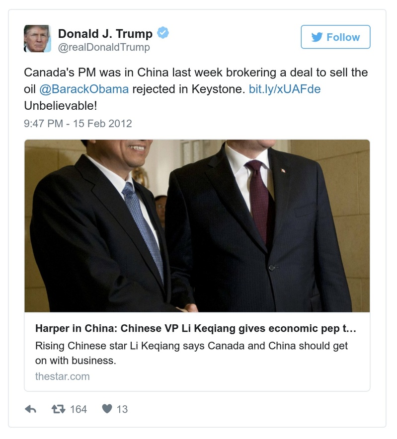 Post preview from Donald Trump