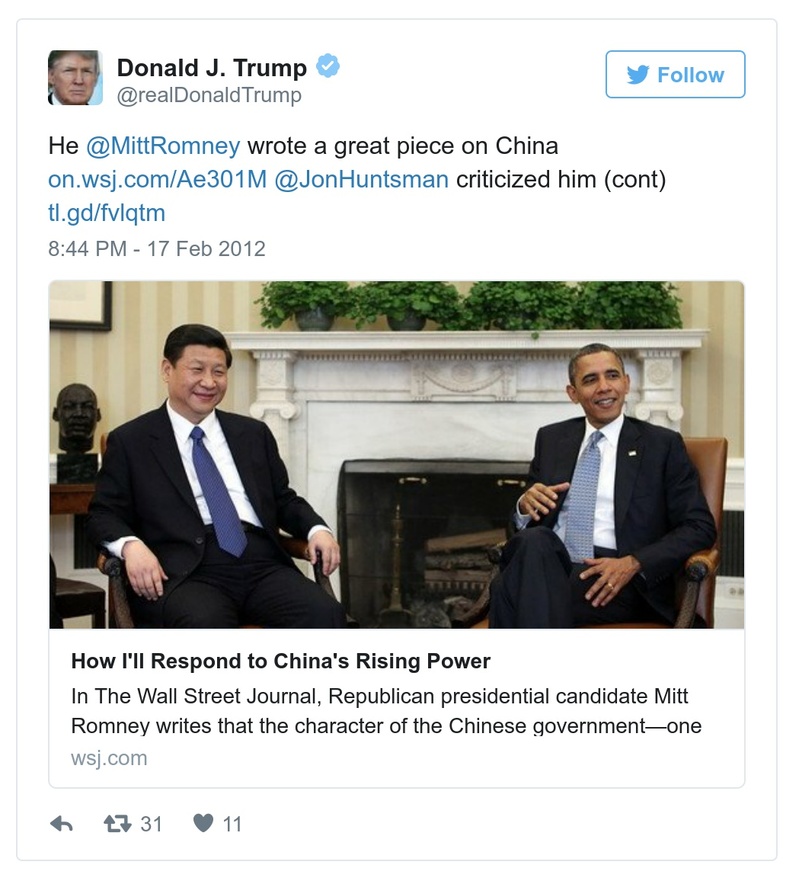 Post preview from Donald Trump