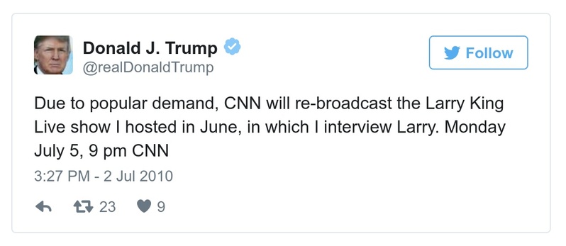 Post preview from Donald Trump