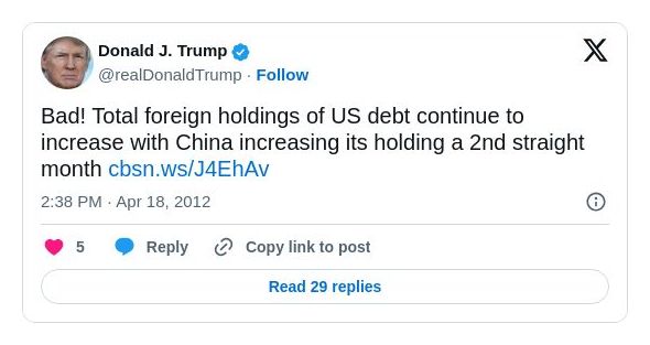 Post preview from Donald Trump