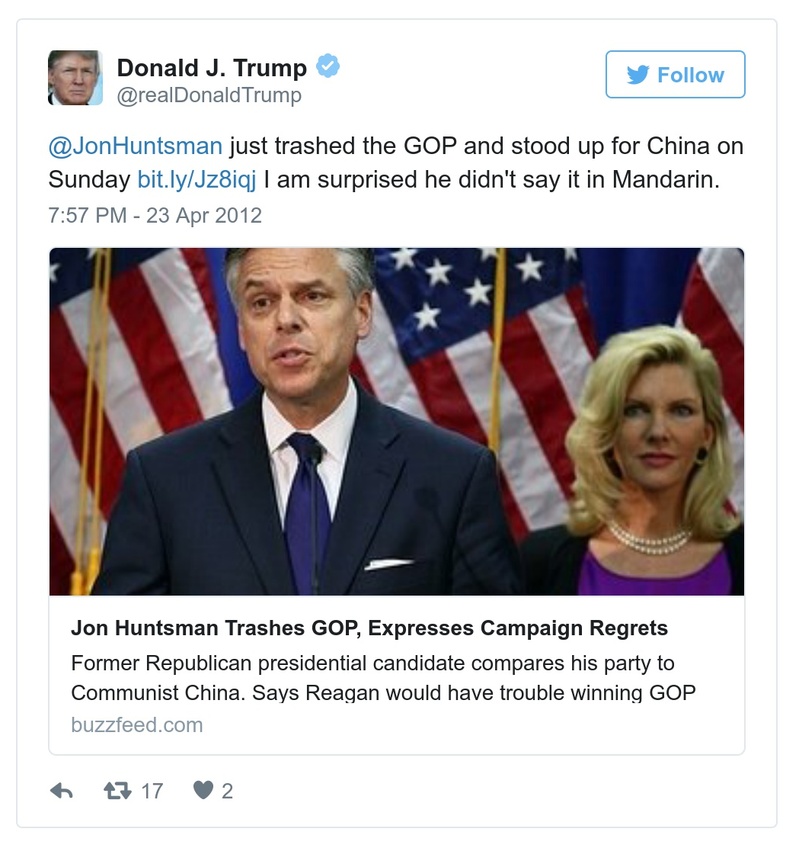 Post preview from Donald Trump