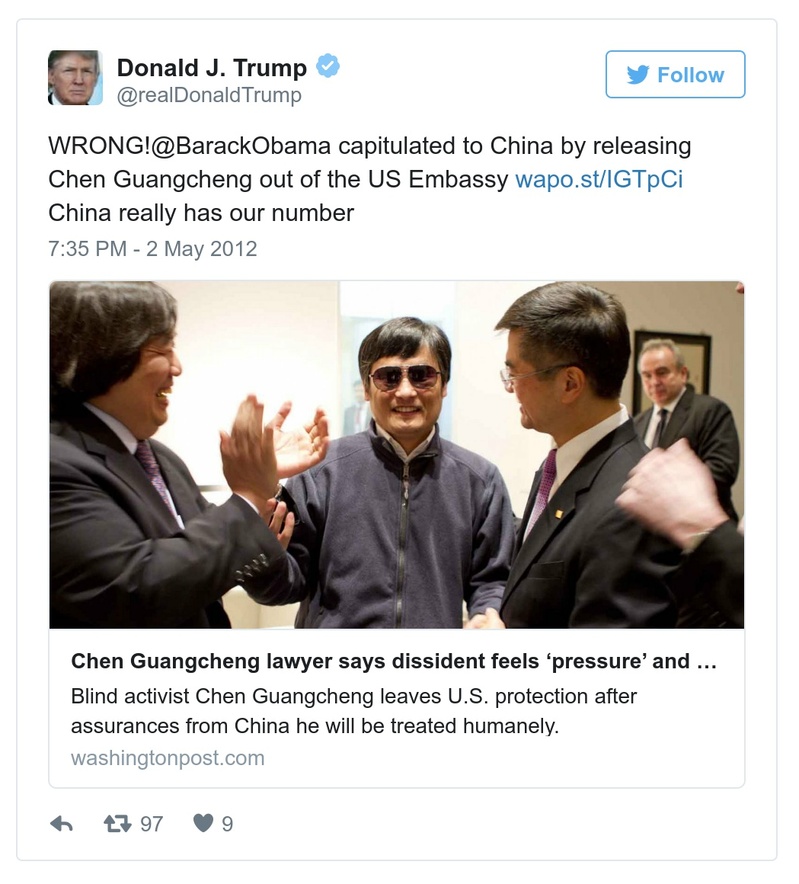 Post preview from Donald Trump