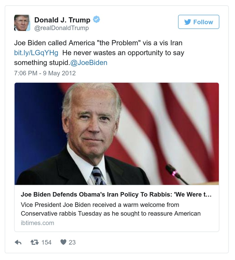 Post preview from Donald Trump