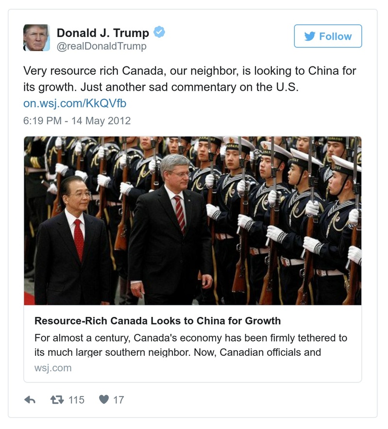 Post preview from Donald Trump