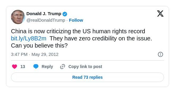 Post preview from Donald Trump