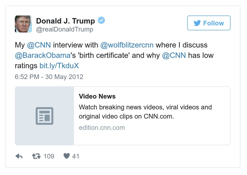 Post preview from Donald Trump