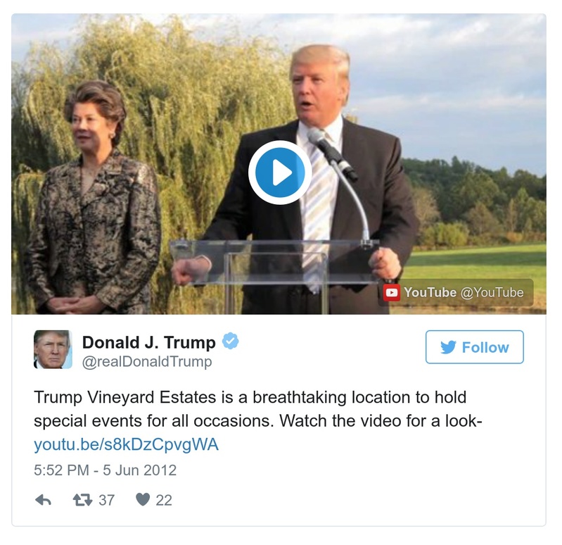 Post preview from Donald Trump