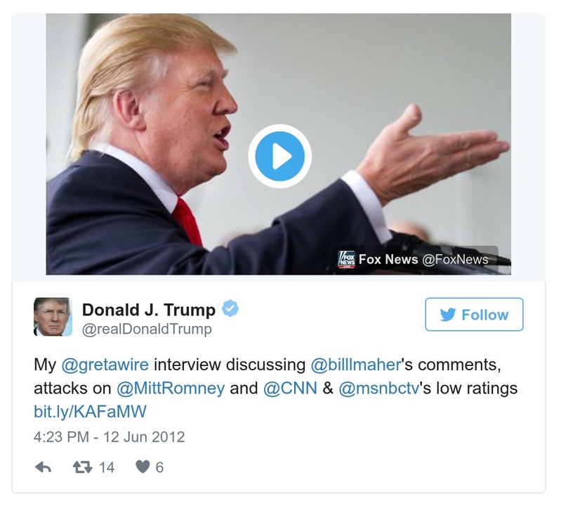 Post preview from Donald Trump