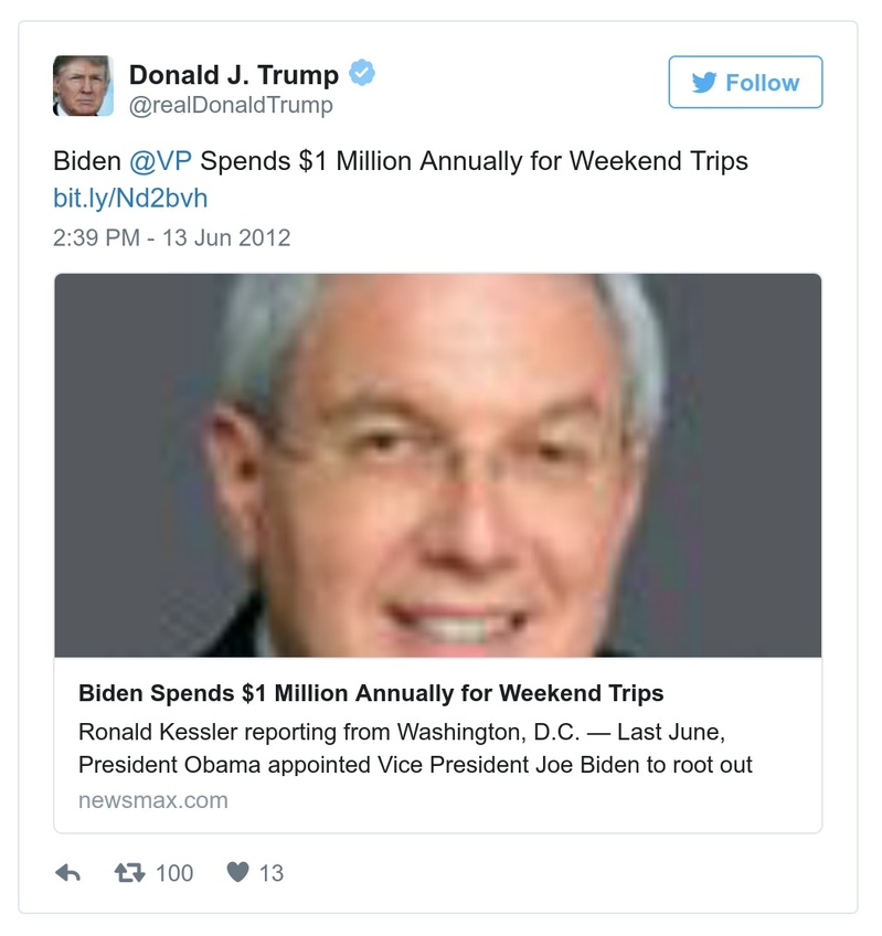 Post preview from Donald Trump