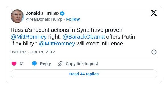 Post preview from Donald Trump