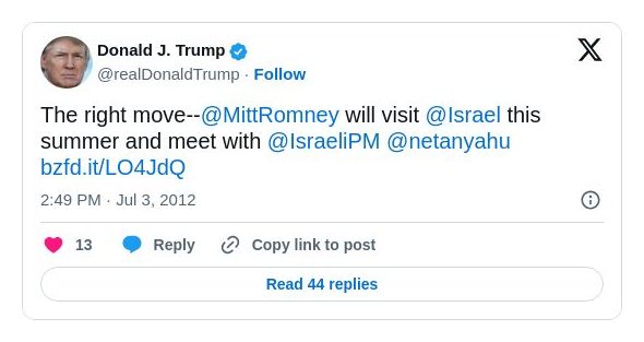 Post preview from Donald Trump