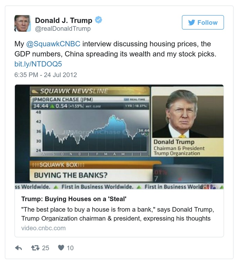 Post preview from Donald Trump