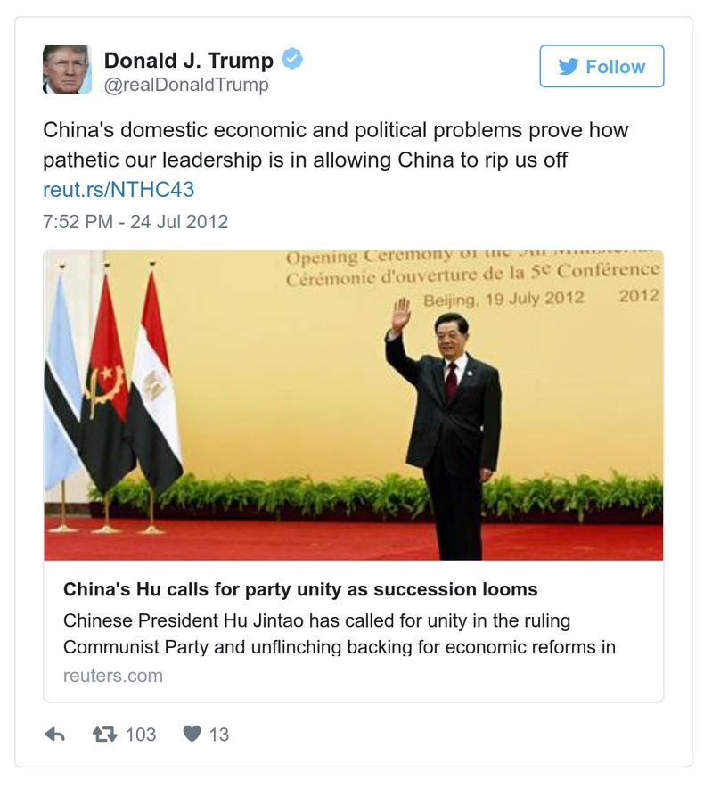 Post preview from Donald Trump