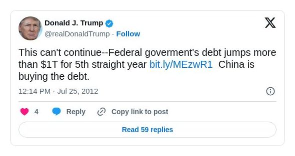 Post preview from Donald Trump