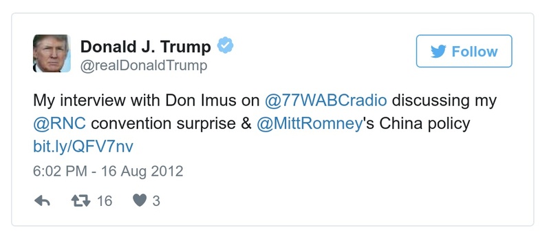 Post preview from Donald Trump