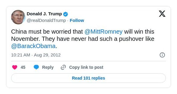 Post preview from Donald Trump