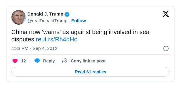 Post preview from Donald Trump