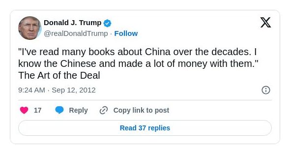 Post preview from Donald Trump