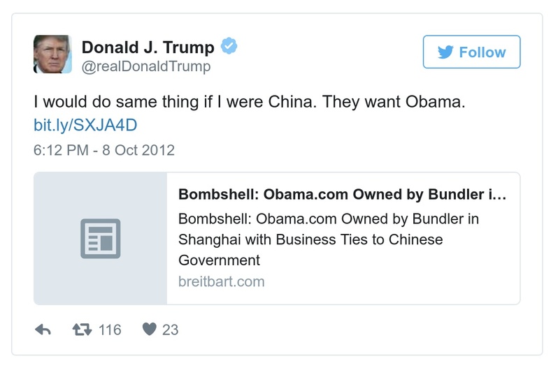 Post preview from Donald Trump