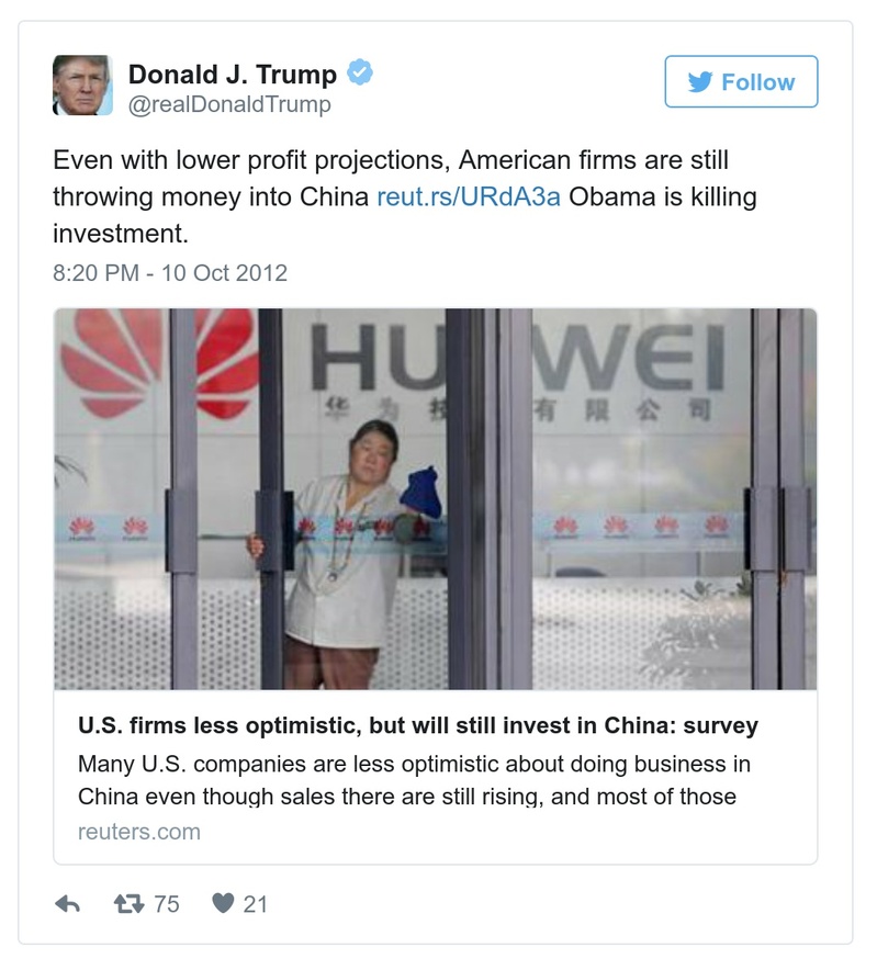 Post preview from Donald Trump