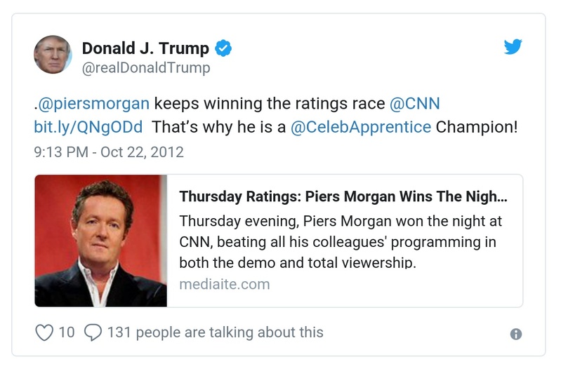 Post preview from Donald Trump