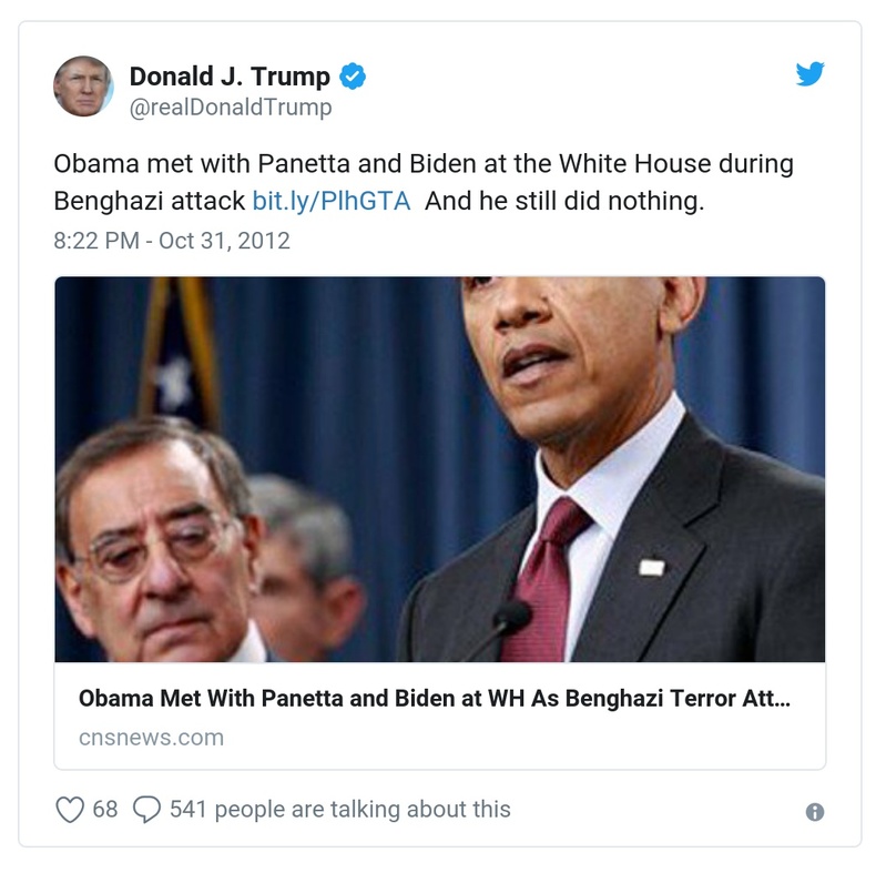 Post preview from Donald Trump