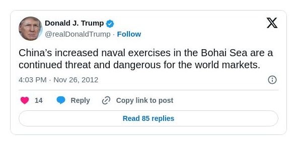 Post preview from Donald Trump