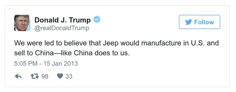 Post preview from Donald Trump