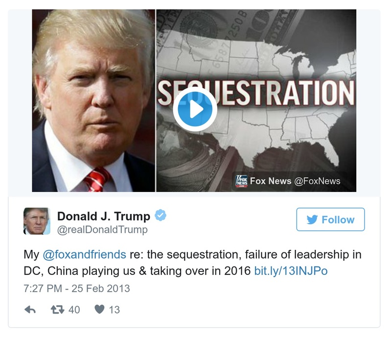 Post preview from Donald Trump