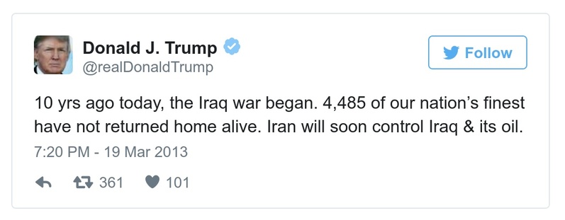 Post preview from Donald Trump